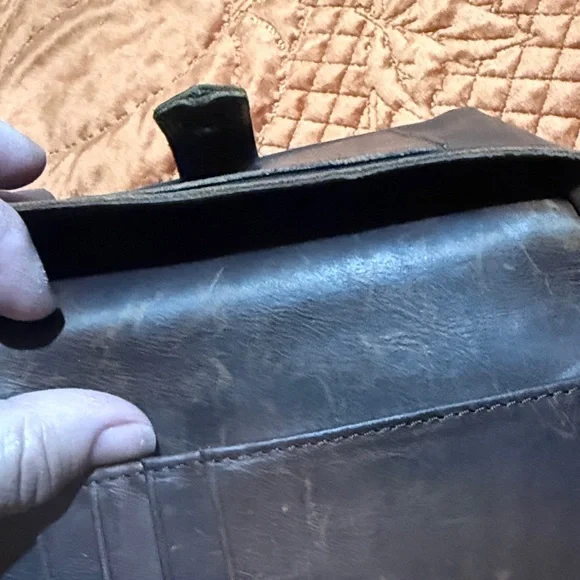 Frye Melissa Brown Leather Wallet - Picture 7 of 11